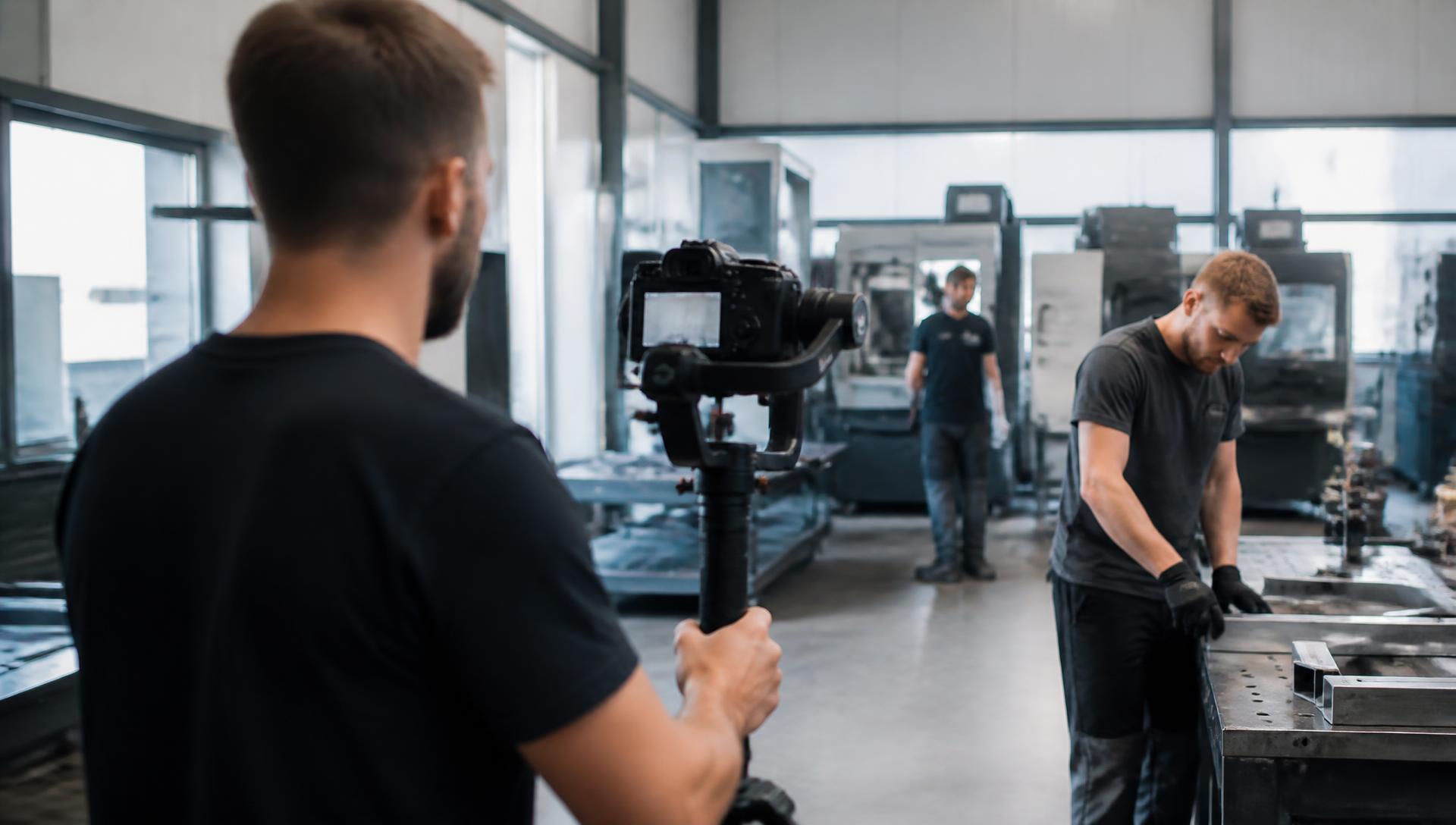Videoproduktion im laufenden Betrieb eines mittelständischen Unternehmens